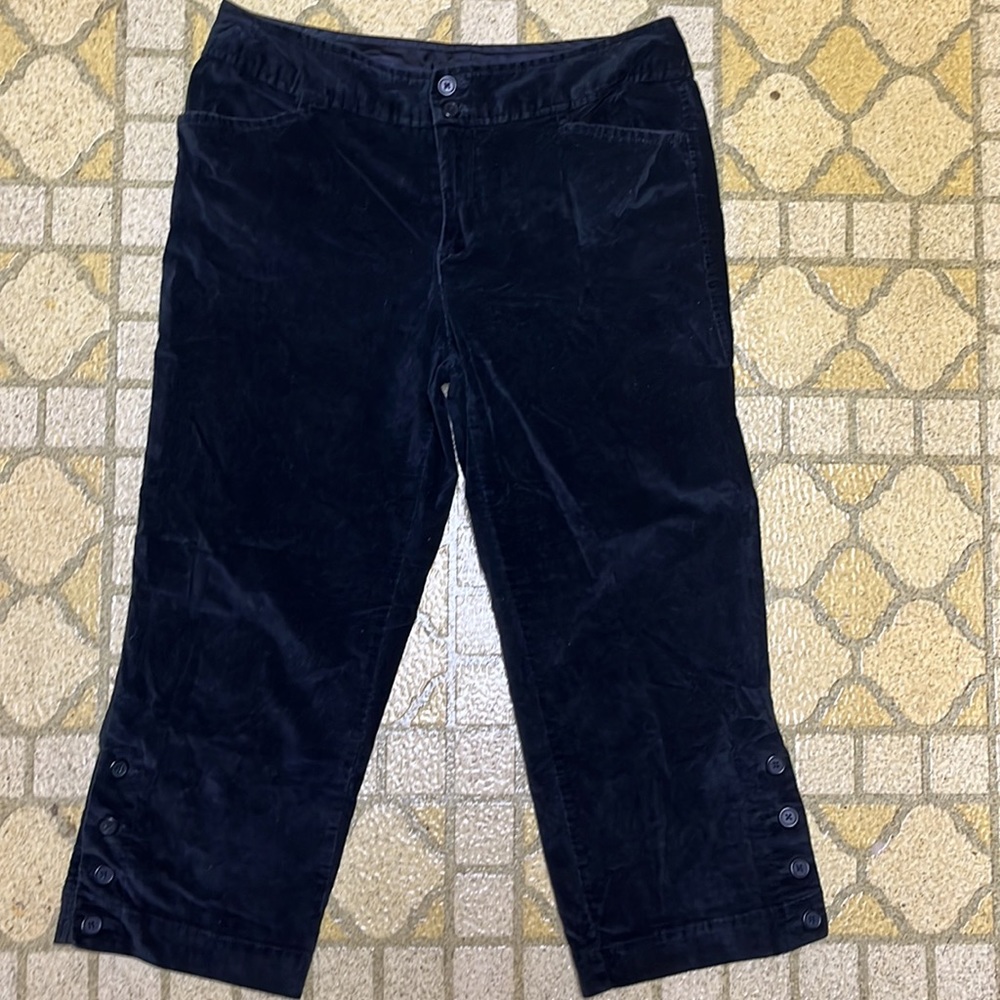 Two EUC velour, capris, one Ann Taylor/ one A.N.A - Picture 9 of 16